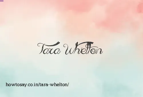 Tara Whelton