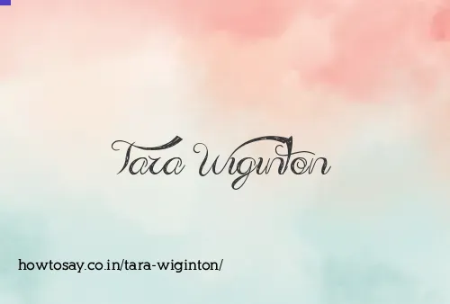 Tara Wiginton
