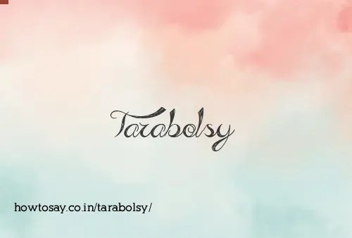 Tarabolsy