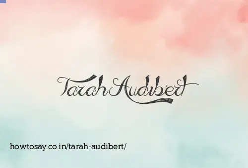 Tarah Audibert