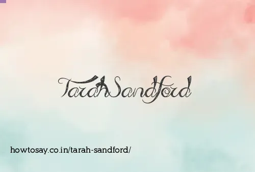 Tarah Sandford