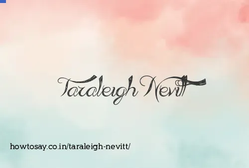 Taraleigh Nevitt