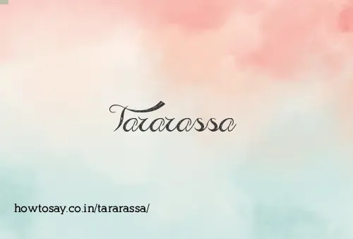 Tararassa