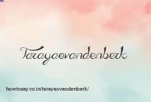 Tarayaovandenberk