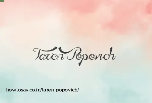 Taren Popovich