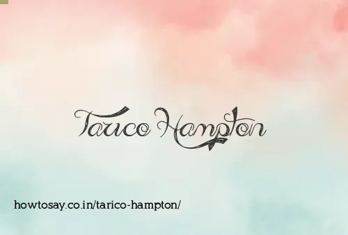 Tarico Hampton
