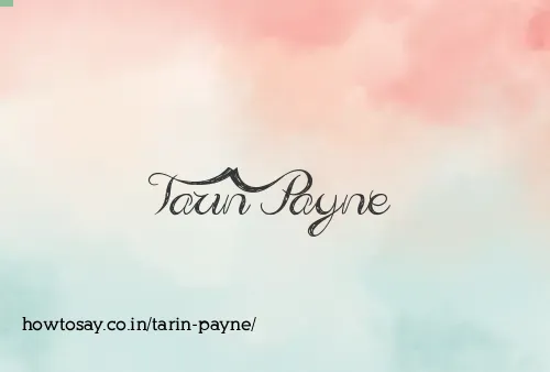 Tarin Payne