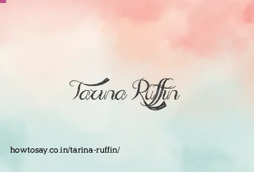 Tarina Ruffin