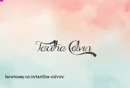 Taritha Colvin