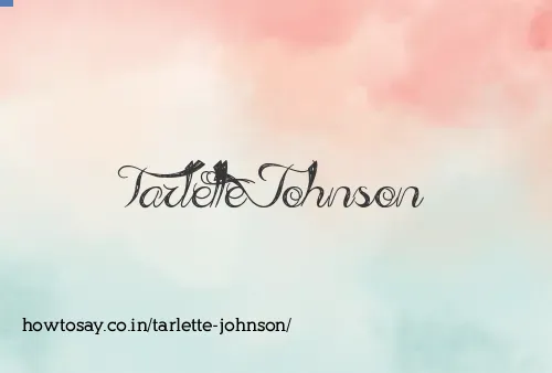 Tarlette Johnson