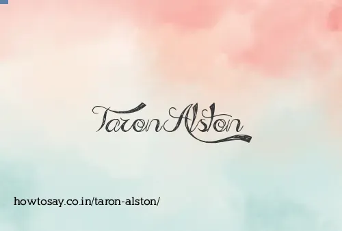 Taron Alston