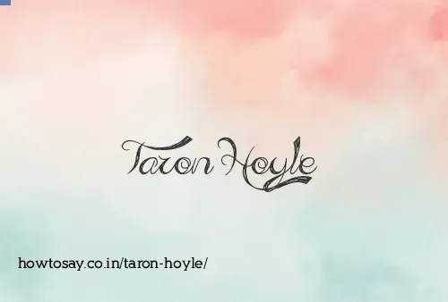 Taron Hoyle