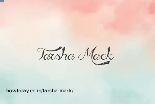 Tarsha Mack