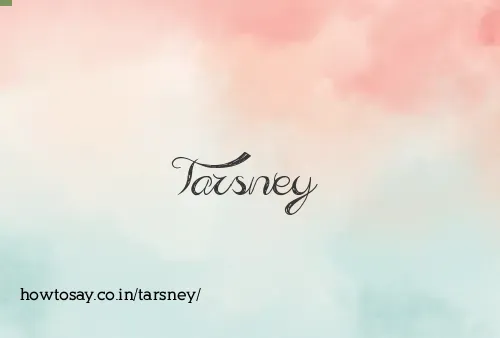 Tarsney