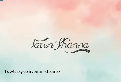 Tarun Khanna
