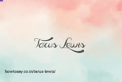 Tarus Lewis