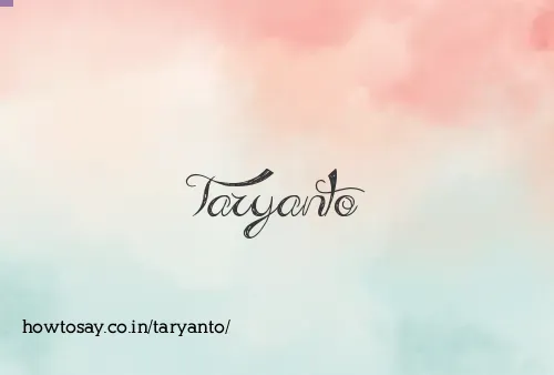 Taryanto