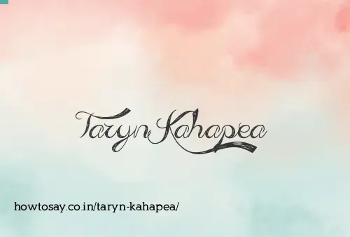 Taryn Kahapea