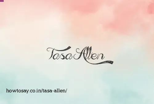 Tasa Allen