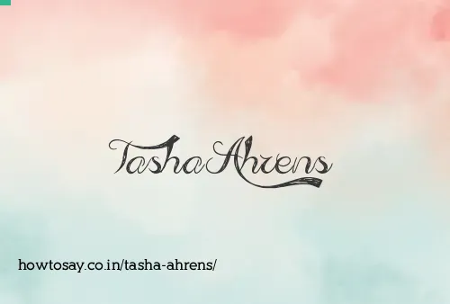 Tasha Ahrens