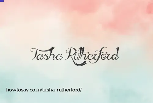 Tasha Rutherford
