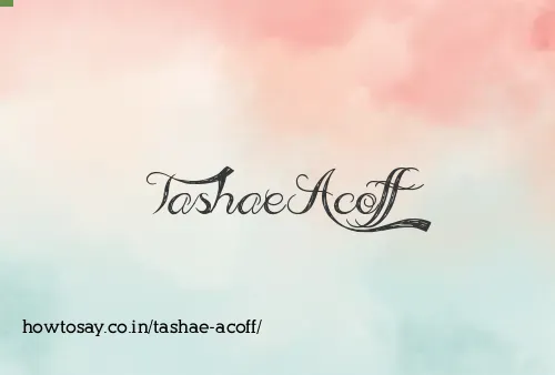 Tashae Acoff