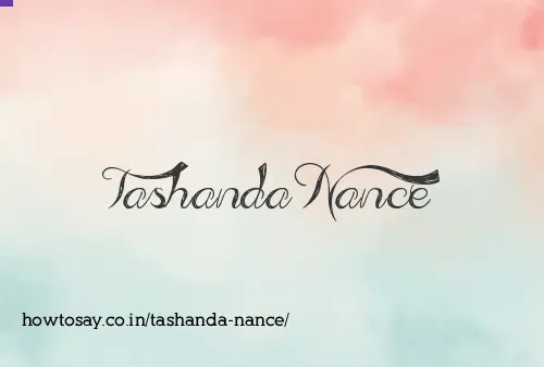 Tashanda Nance
