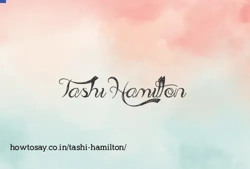Tashi Hamilton