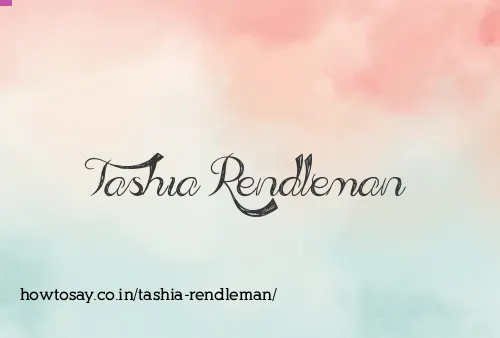 Tashia Rendleman