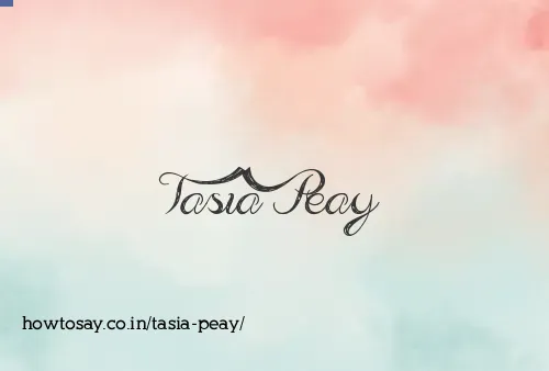Tasia Peay