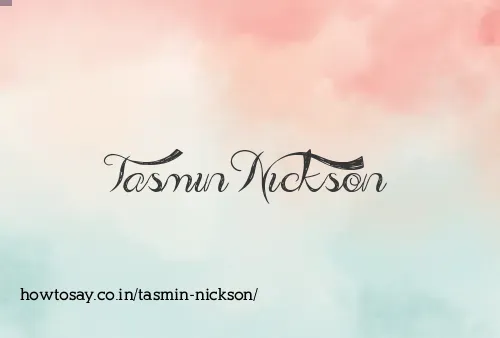 Tasmin Nickson