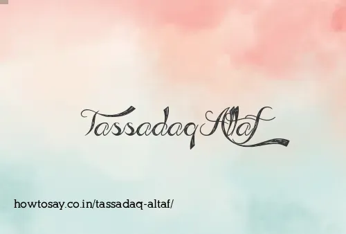 Tassadaq Altaf
