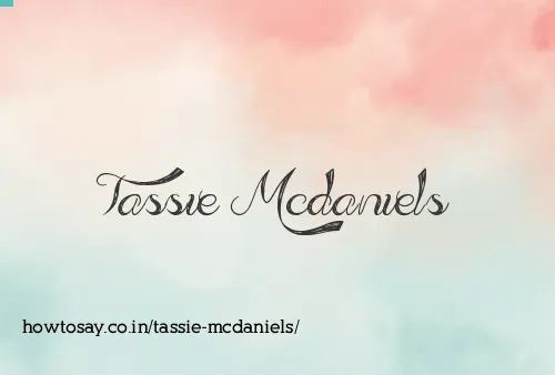 Tassie Mcdaniels