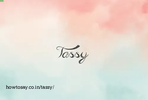 Tassy