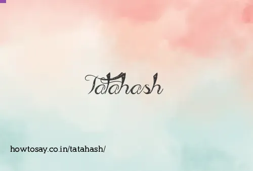 Tatahash