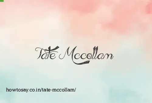 Tate Mccollam