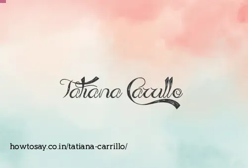 Tatiana Carrillo