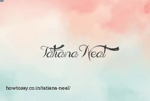 Tatiana Neal