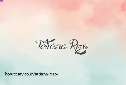 Tatiana Rizo