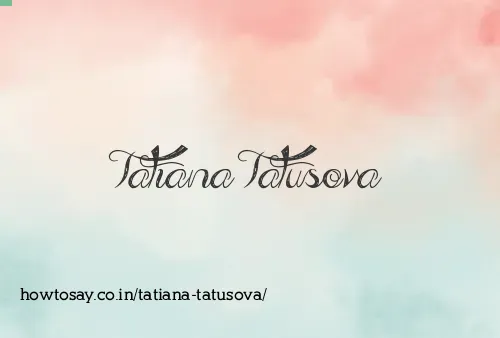 Tatiana Tatusova