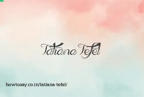 Tatiana Tefel