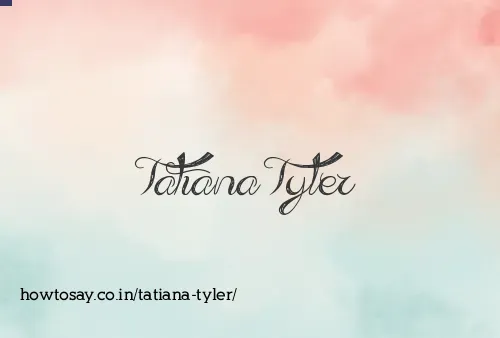 Tatiana Tyler