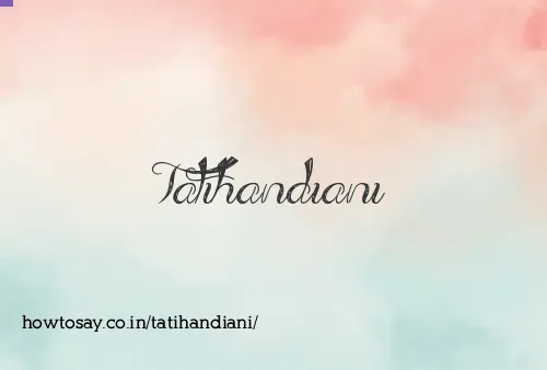 Tatihandiani