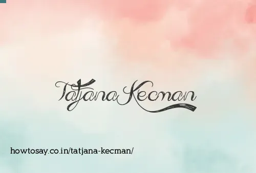 Tatjana Kecman