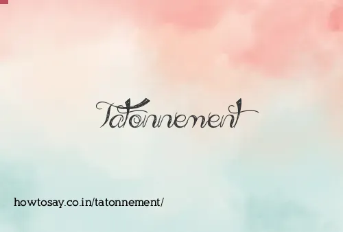 Tatonnement