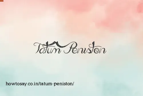 Tatum Peniston