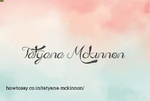 Tatyana Mckinnon