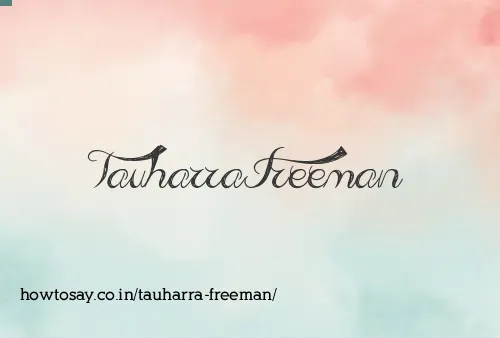 Tauharra Freeman