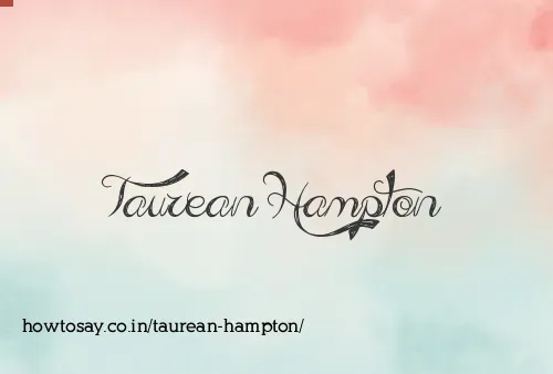 Taurean Hampton