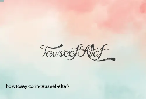 Tauseef Altaf